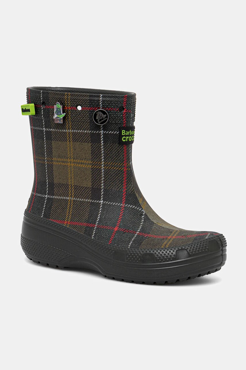 Crocs cizme Crocs x Barbour Classic Boot culoarea verde, 210899