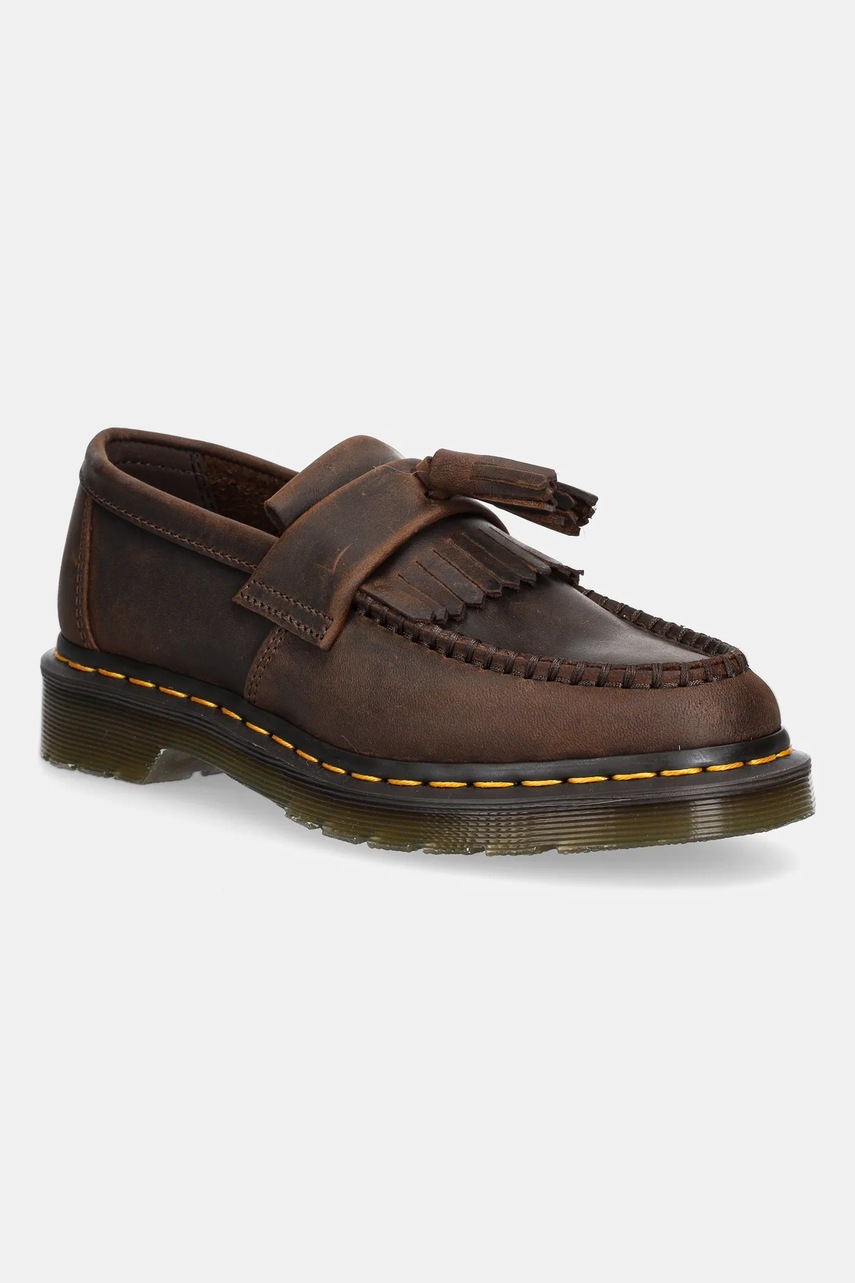 Dr. Martens mocasini de piele Adrian Tassel Loafer culoarea maro, DM30917201