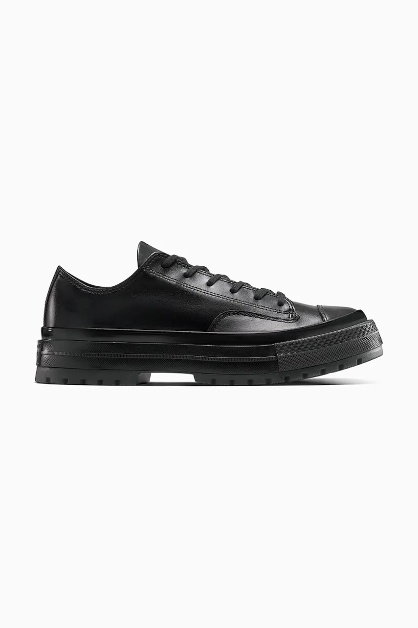 Converse teniși de piele Chuck 70 National culoarea negru, A14188C