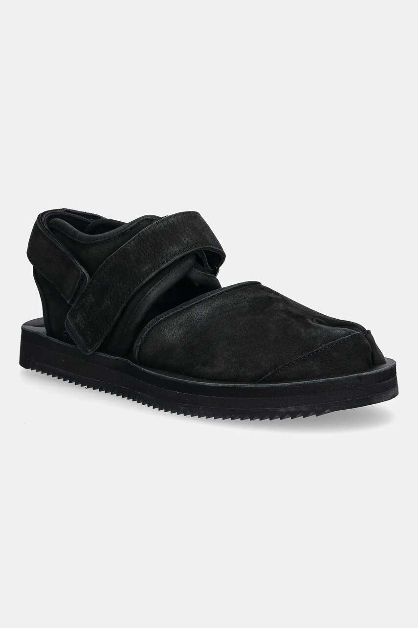 Suicoke sandale din nubuc BITA-2-L culoarea negru, BITA-2-L