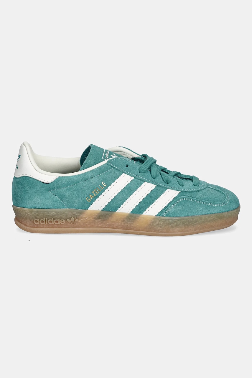 Кроссовки adidas Originals Gazelle Indoor цвет бирюзовый JQ8391 Кроссовки adidas Originals Gazelle Indoor цвет бирюзовый JQ8391