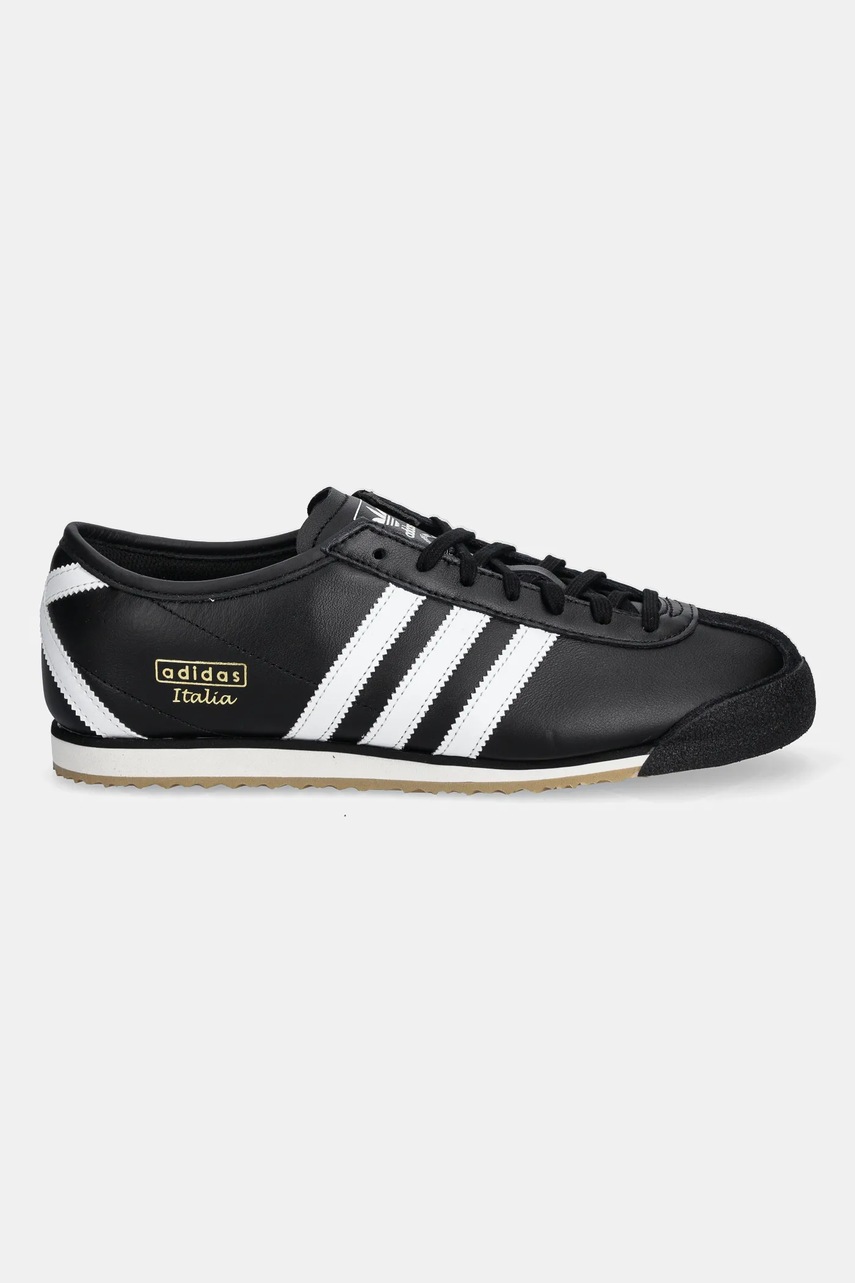 Кожаные кроссовки adidas Originals Italia 70S цвет чёрный JS1324