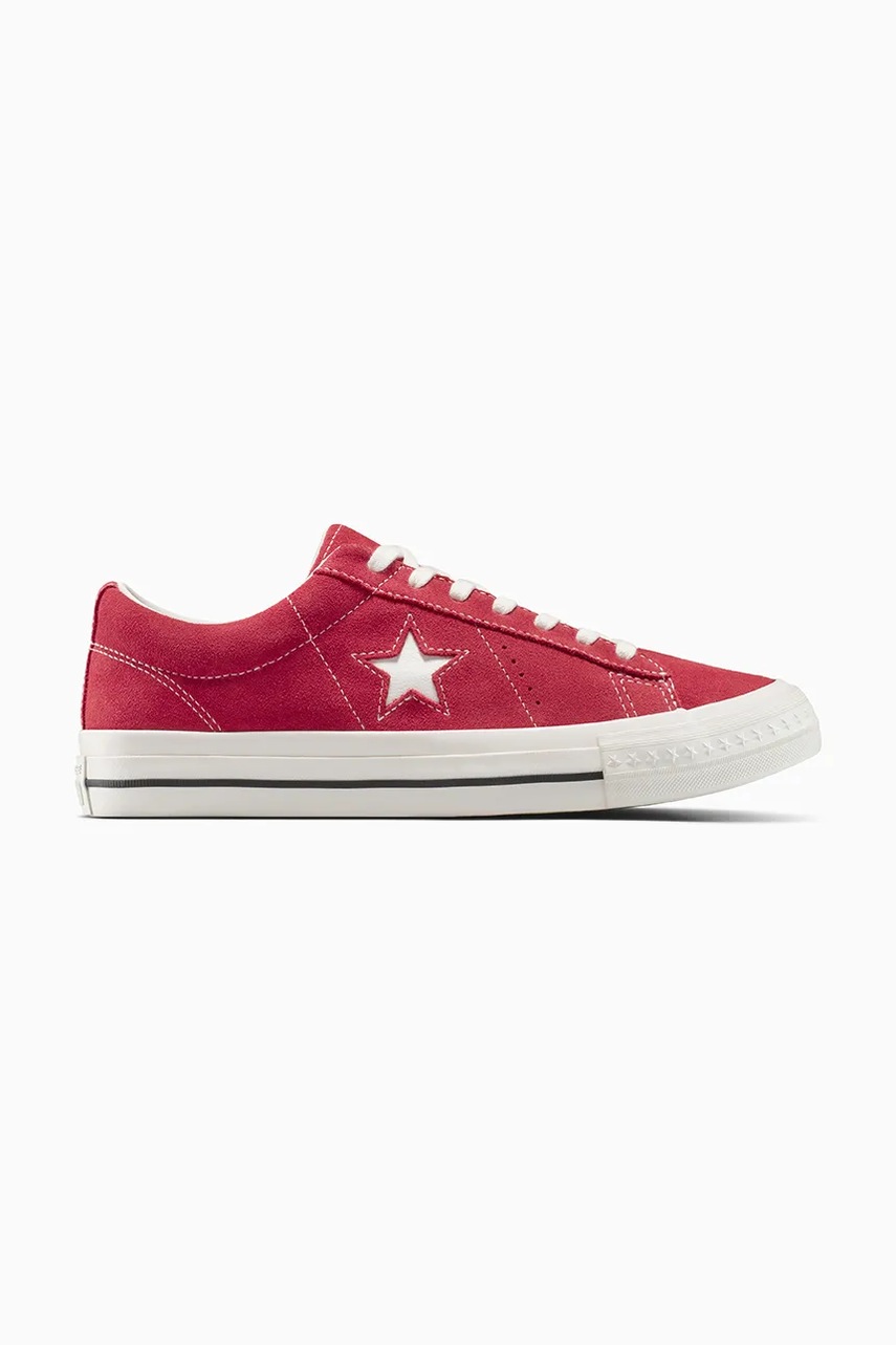 Kecky Converse One Star 95 červená barva, A14712C