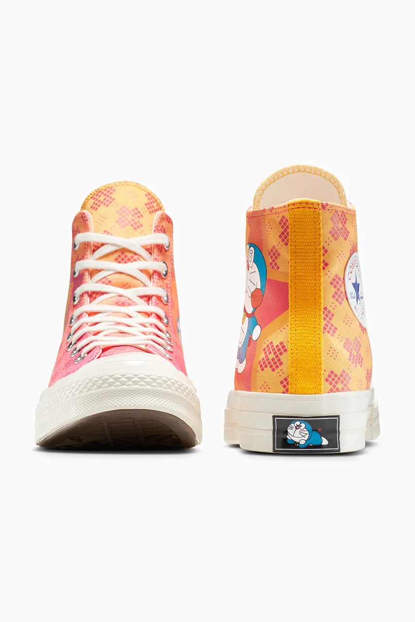 Πάνινα παπούτσια Converse Converse x Doraemon Chuck 70 χρώμα: πορτοκαλί, A15790C φωτογραφία
