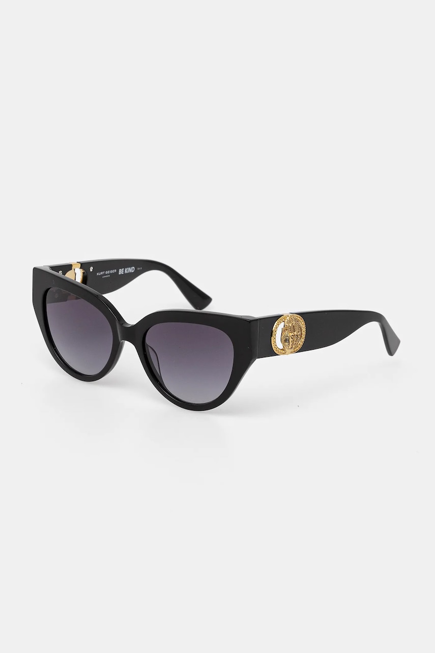 Kurt Geiger London ochelari de soare femei, culoarea negru, 4040605679 Kurt Geiger London ochelari de soare femei, culoarea negru, 4040605679