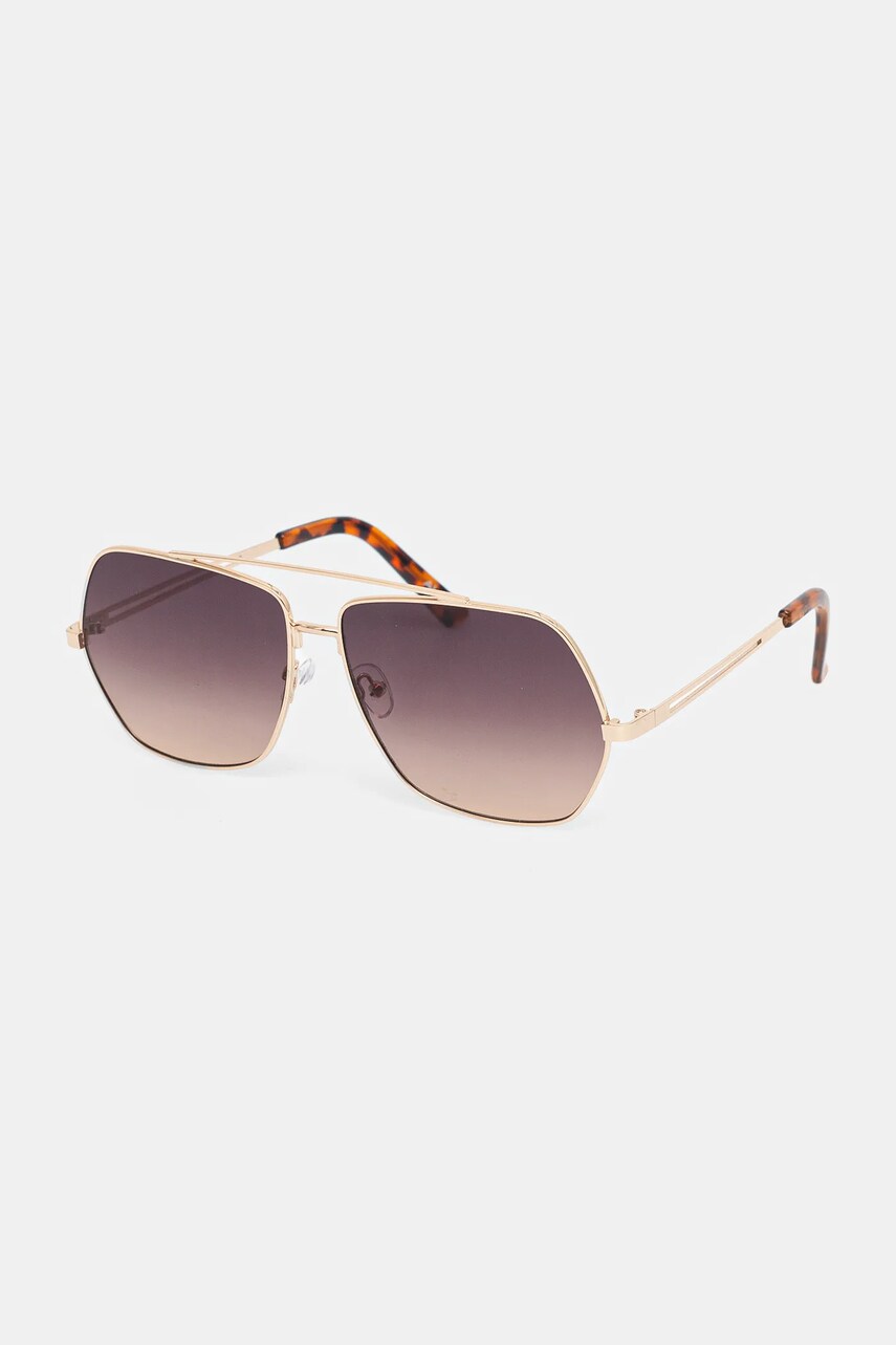 Aldo ochelari ELAYMAS femei, culoarea auriu, 13939710