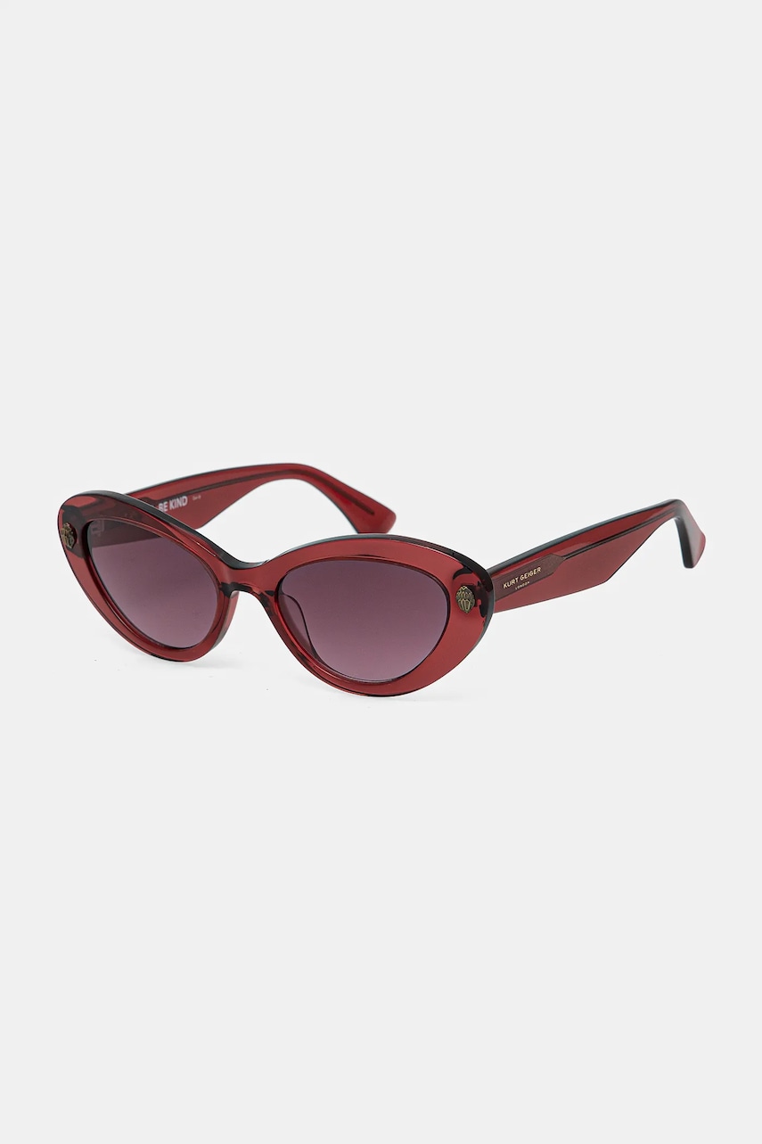 Kurt Geiger London ochelari de soare SHOREDITCH femei, culoarea rosu, 4041050679 Kurt Geiger London ochelari de soare SHOREDITCH femei, culoarea rosu, 4041050679