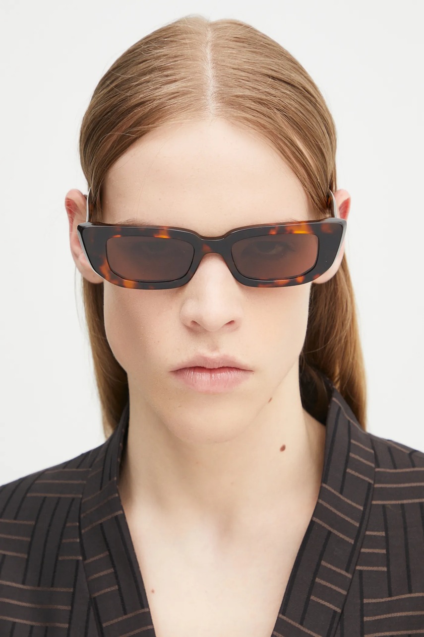 Sluneční brýle AMBUSH Nova Sunglasses dámské, hnědá barva, 12115066