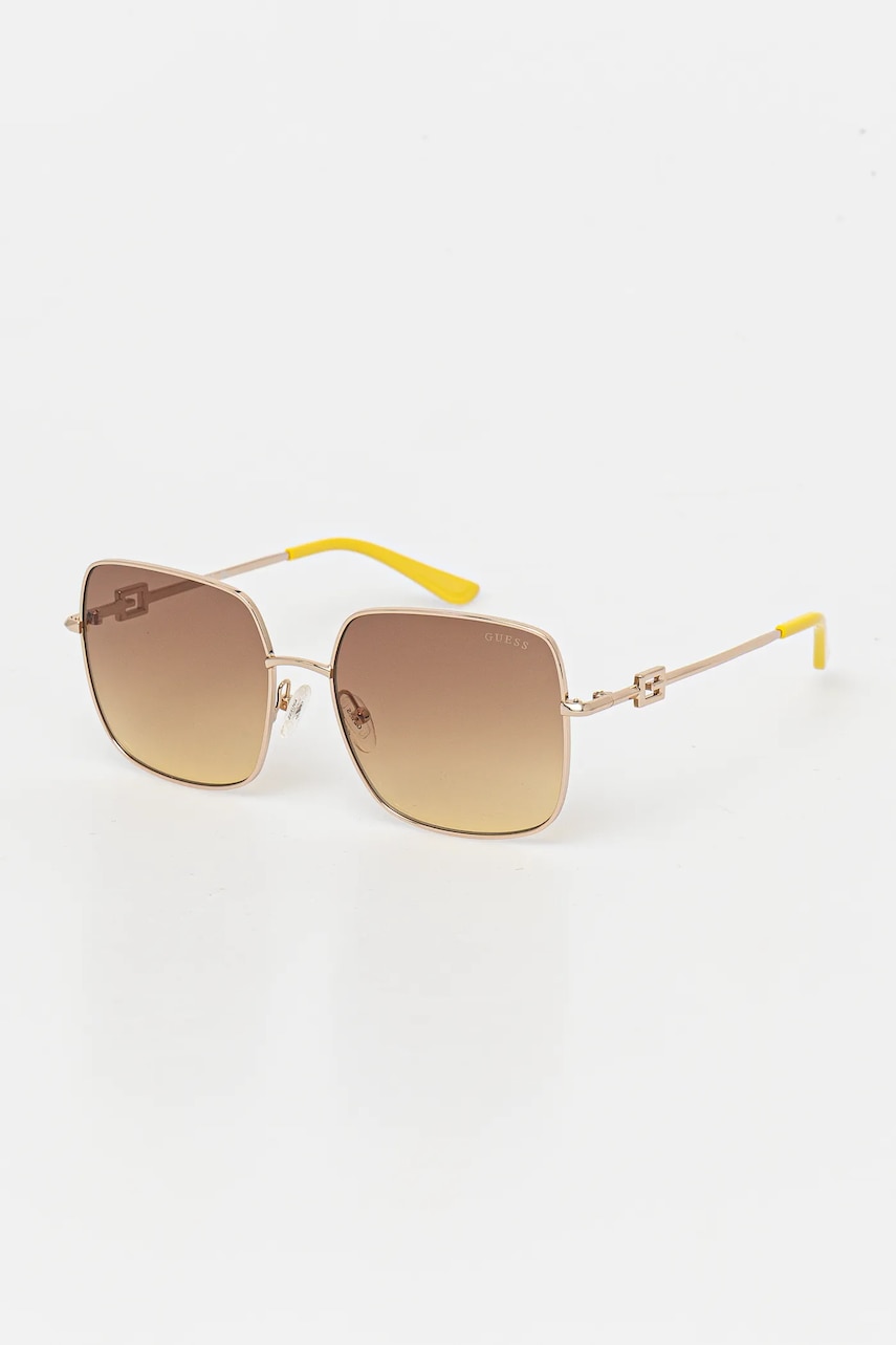 Levně Sluneční brýle Guess dámské, zlatá barva, GU7906-H 32F