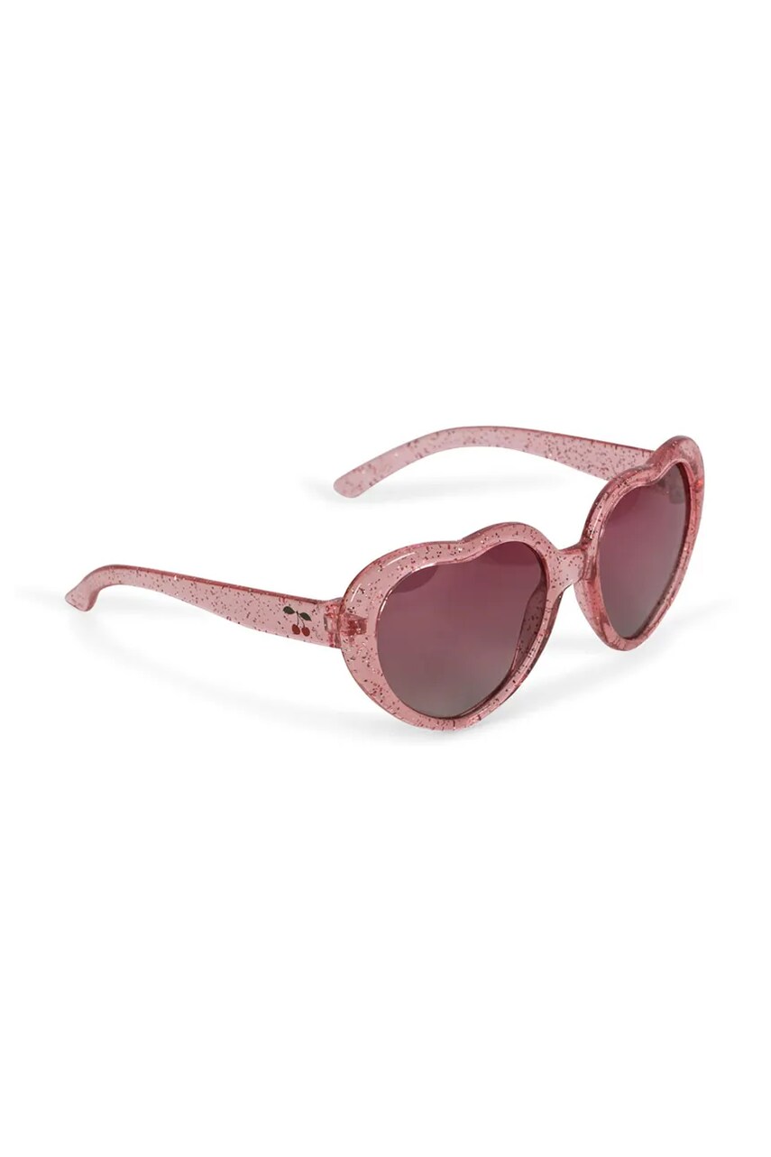 Konges Sløjd ochelari SUNGLASSES JUNIOR HEART culoarea roz, KS103280