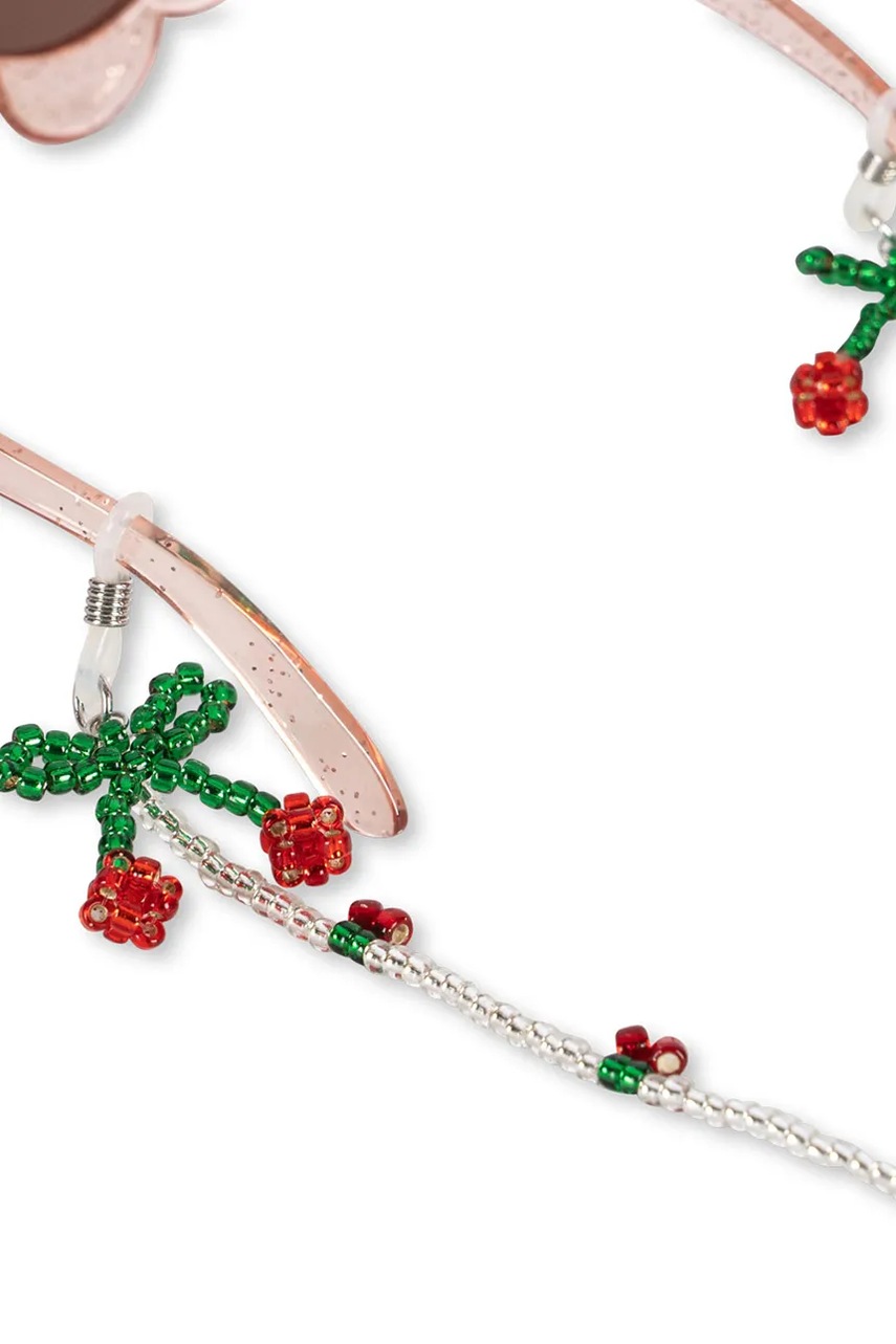 Παιδικά γυαλιά ηλίου Konges Sløjd SUNGLASSES BEAD CHAIN CHERRY φωτογραφία