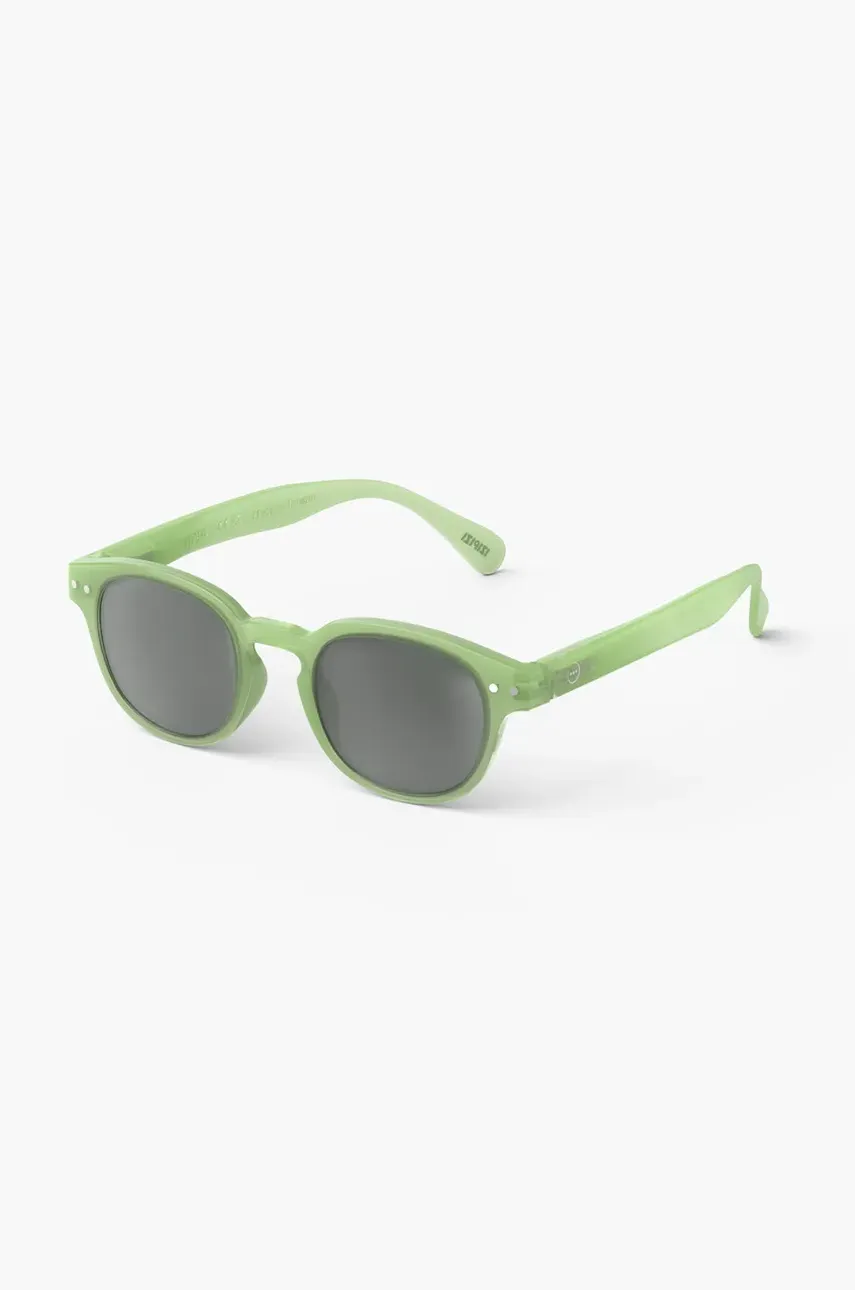 Levně Sluneční brýle IZIPIZI IZIPIZI JUNIOR SUN #c Pear zelená barva, #c