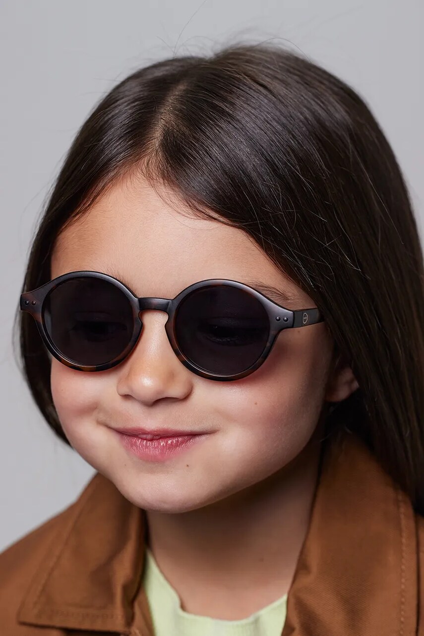 IZIPIZI ochelari de soare IZIPIZI KIDS PLUS SUN #d Tortoise culoarea maro, #d