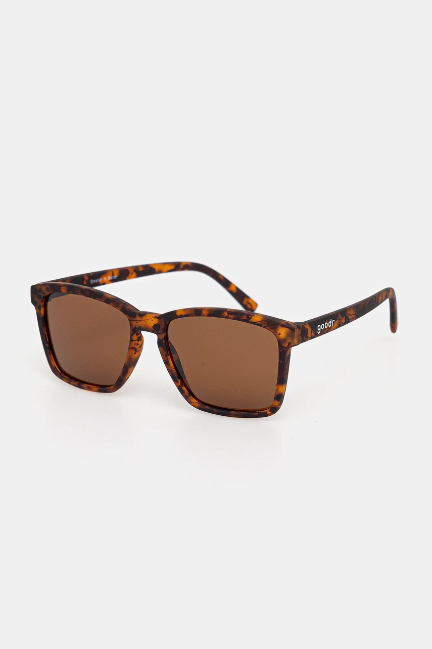 Goodr ochelari Smaller is baller culoarea maro, G00116
