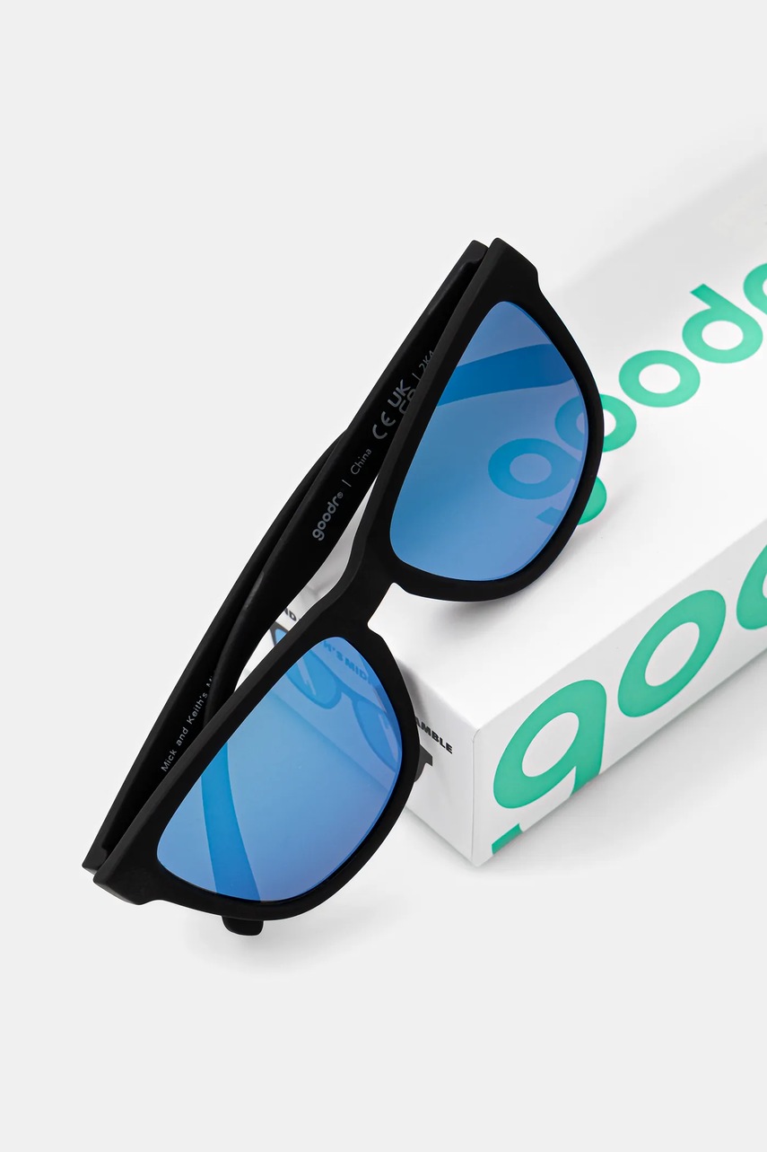 Γυαλιά ηλίου Goodr Mick and Keith's Midnight Ramble χρώμα: μαύρο, G00584.OG.01 φωτογραφία