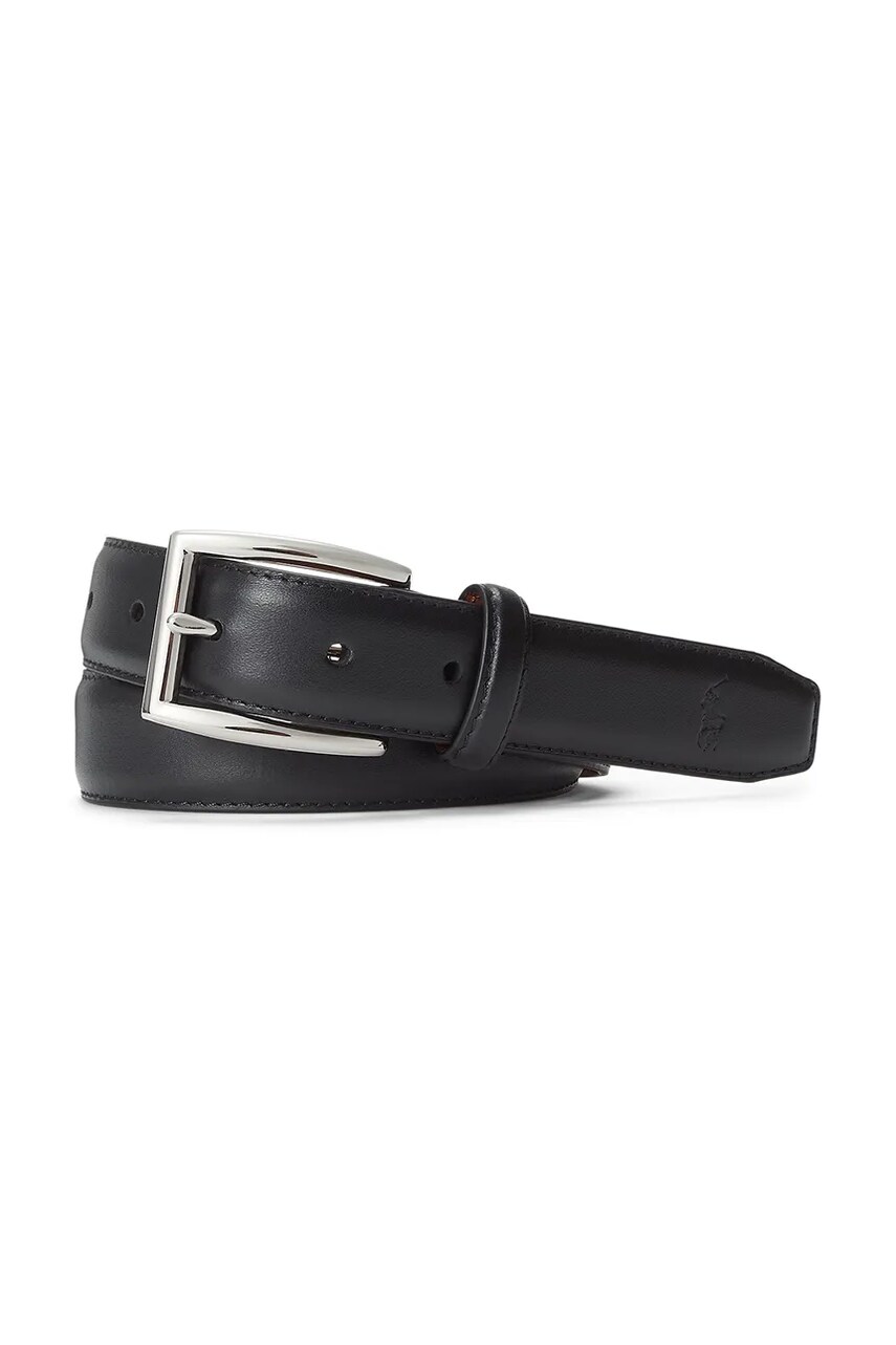 Levně Pásek Polo Ralph Lauren černá barva, 400951502002