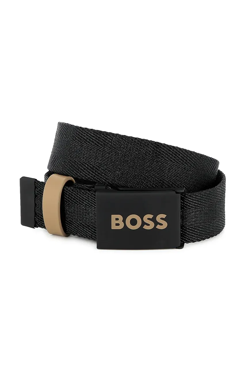 BOSS curea copii culoarea negru, J51736