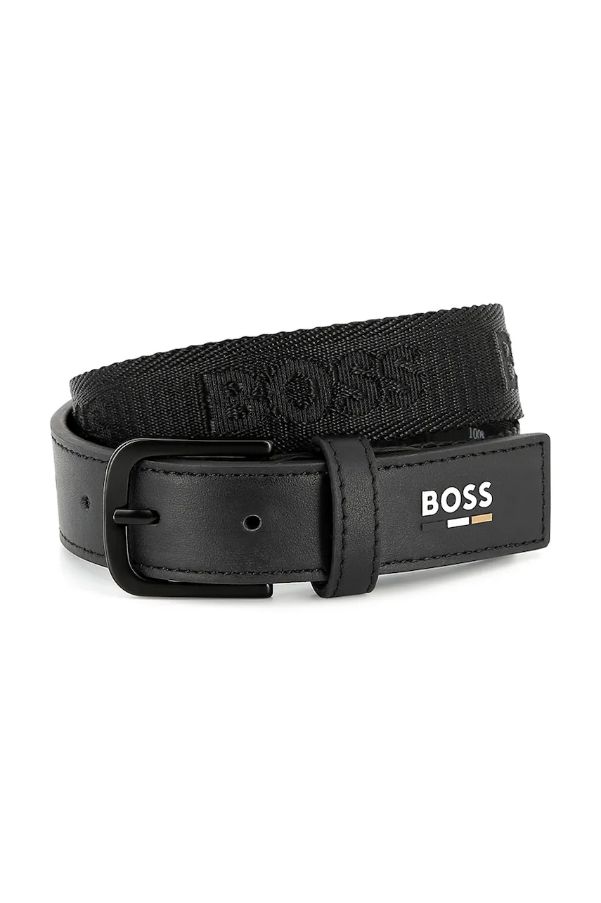 BOSS curea copii culoarea negru, J51740