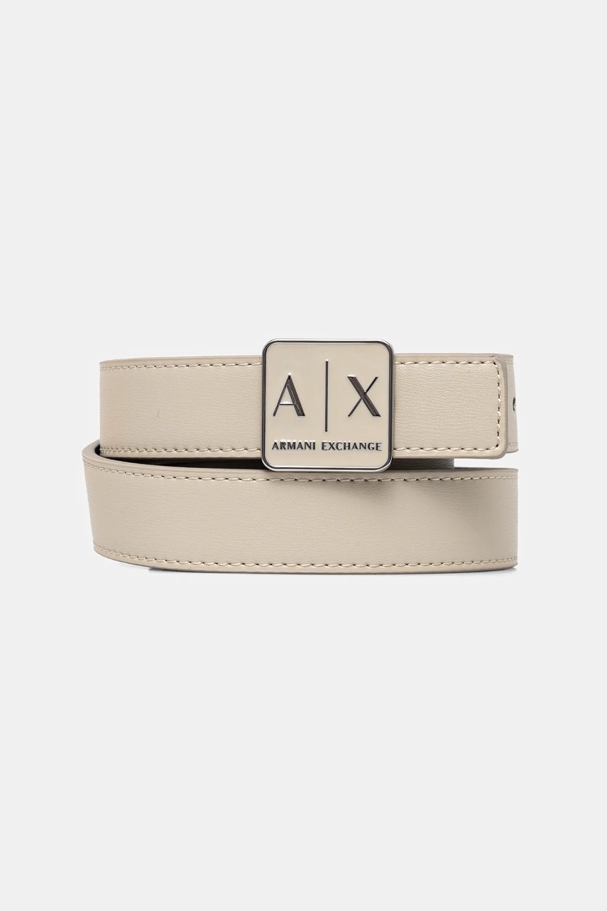 Armani Exchange curea cu doua fete femei, culoarea negru, XW000302 AF12038
