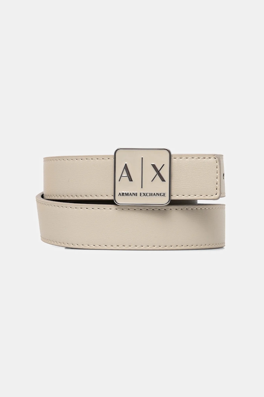 Armani Exchange curea cu doua fete femei, culoarea negru, XW000302 AF12038