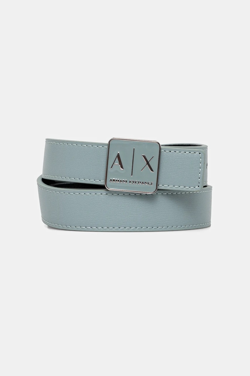 Armani Exchange curea cu doua fete femei, culoarea negru, XW000302 AF12038