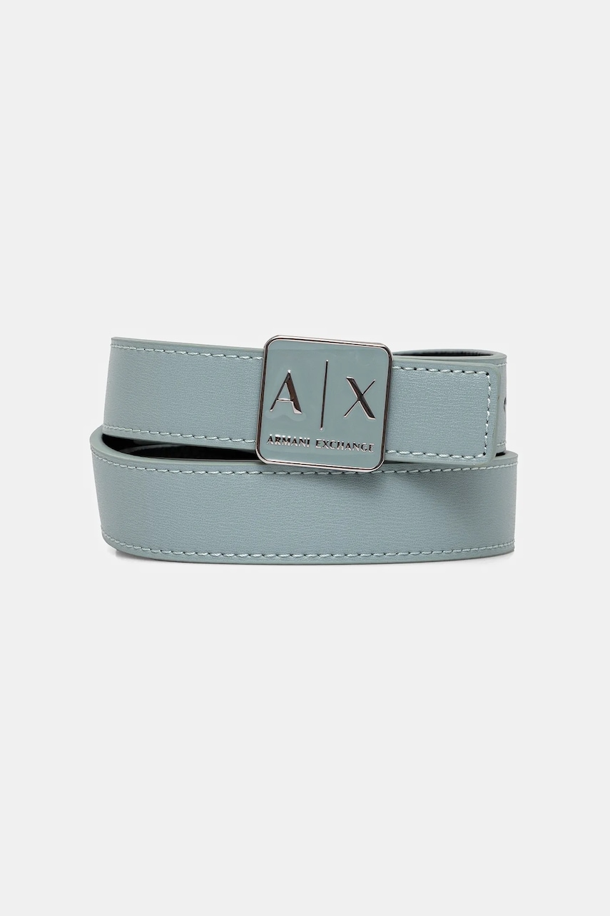 Armani Exchange curea cu doua fete femei, culoarea negru, XW000302 AF12038