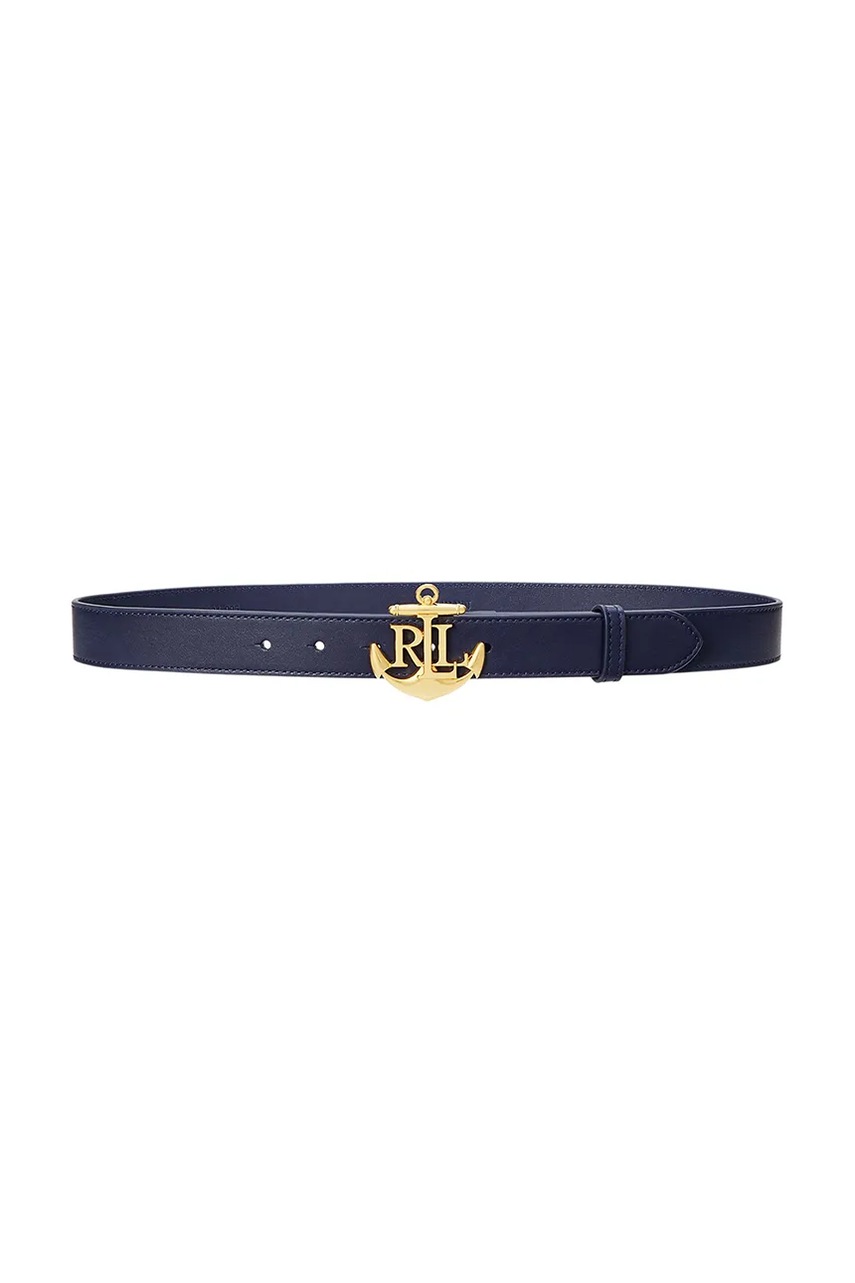

Кожен колан Lauren Ralph Lauren дамски в тъмносиньо 412957004, Тъмносин