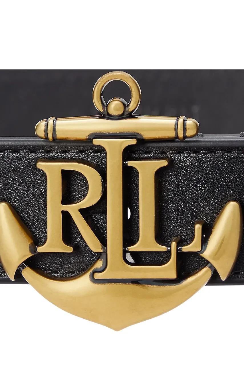 Кожаный ремень Lauren Ralph Lauren женский цвет чёрный 412957004 Кожаный ремень Lauren Ralph Lauren женский цвет чёрный 412957004