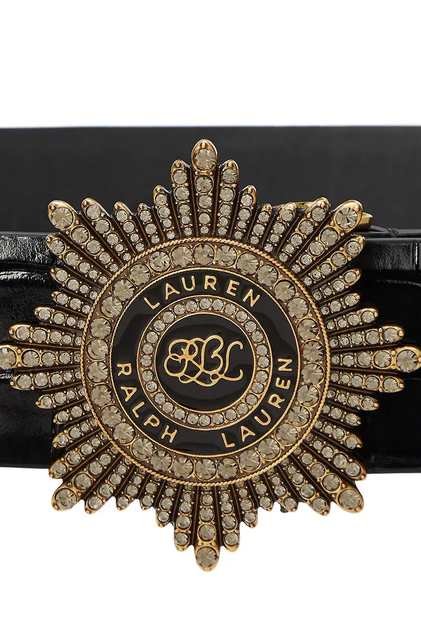 Кожаный ремень Lauren Ralph Lauren женский цвет чёрный 412959735 Кожаный ремень Lauren Ralph Lauren женский цвет чёрный 412959735