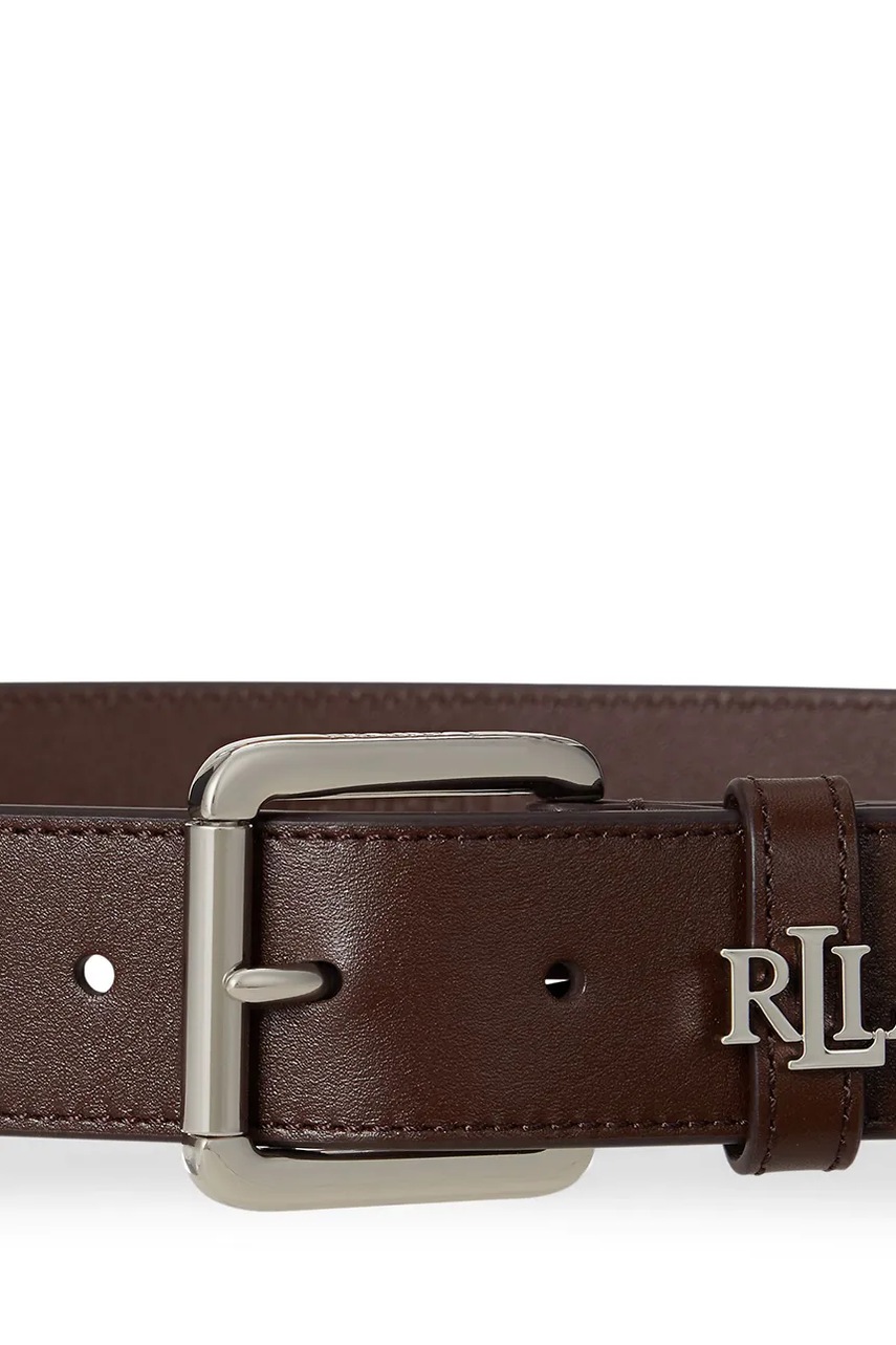 Кожаный ремень Lauren Ralph Lauren цвет чёрный 412968765