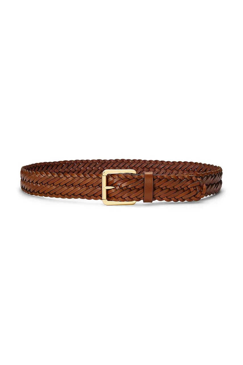 

Кожен колан Lauren Ralph Lauren дамски в кафяво 412968766, Кафяв