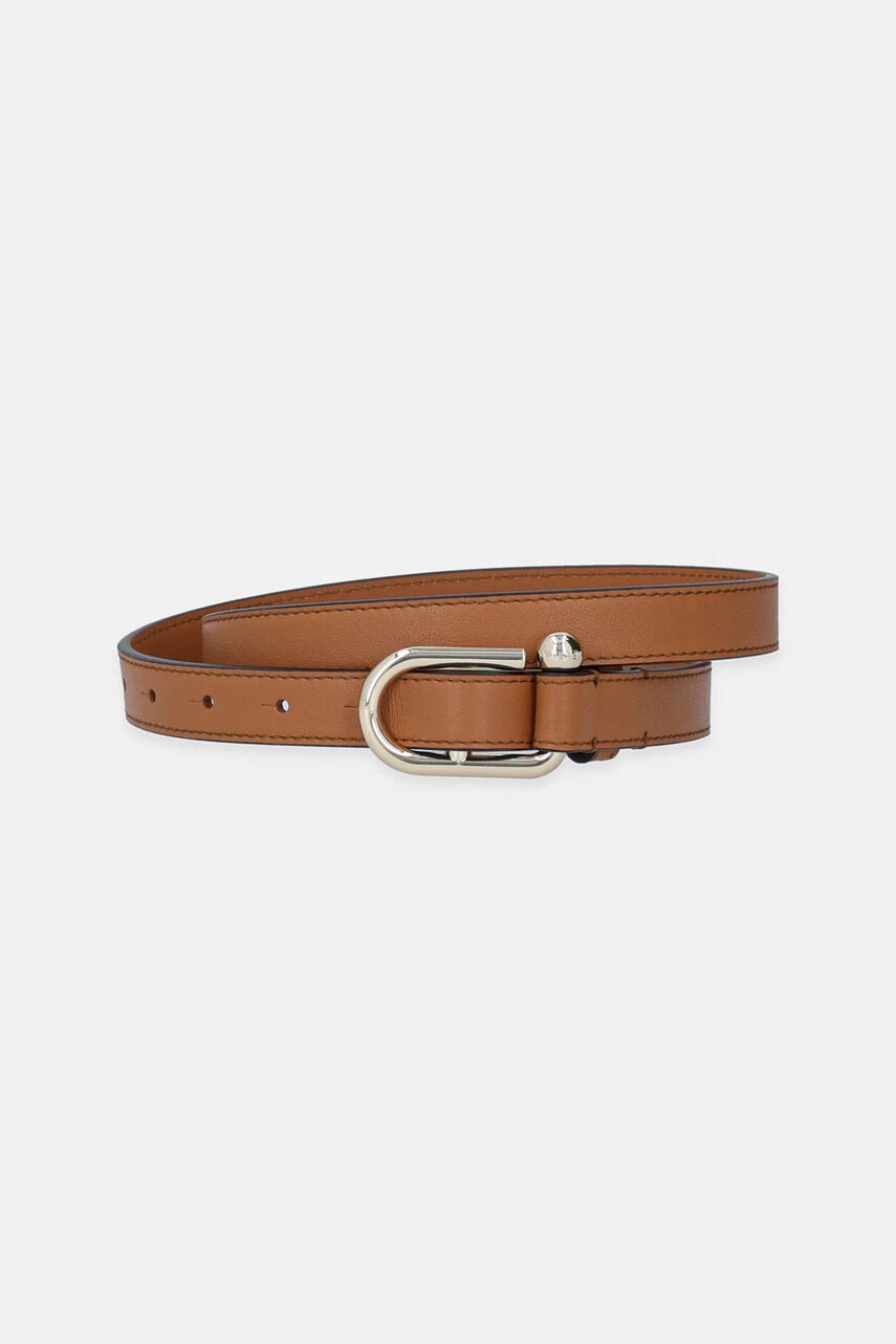 Furla curea de piele femei, culoarea bej, WC00089 BX2045 RY000