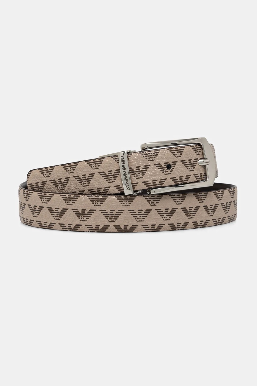 Emporio Armani curea femei, culoarea bej, EW002020 AF16223