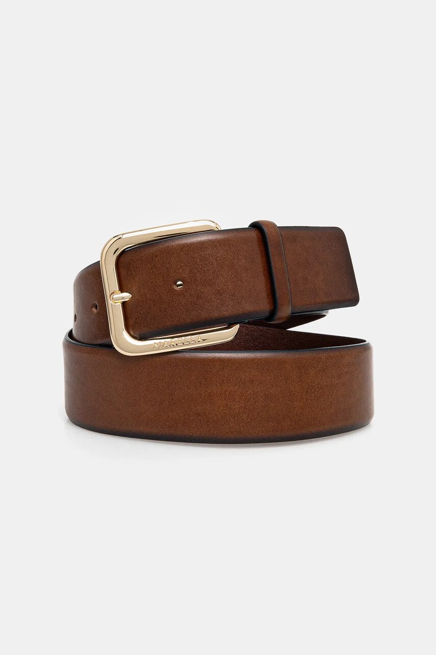 Marella curea de piele PRINCE femei, culoarea maro, 2513501036200