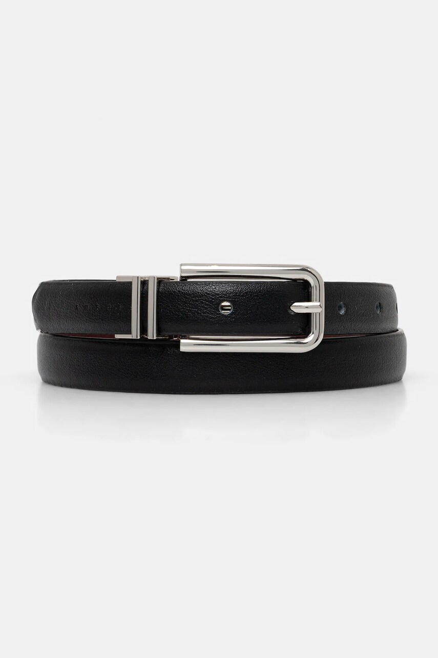 Sisley curea femei, culoarea negru, 6GYWWL02V