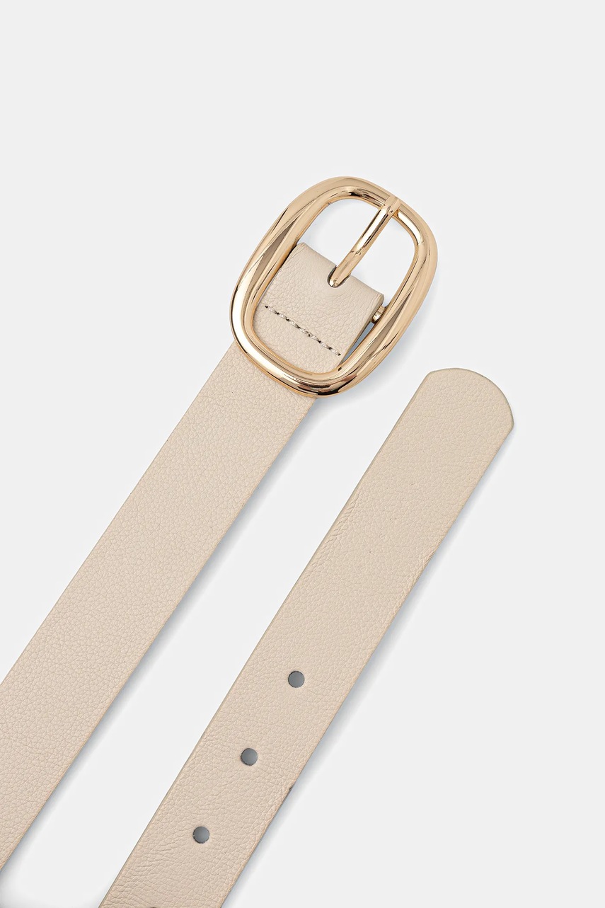 Ремень Sisley цвет бежевый 6GYWWL02T
