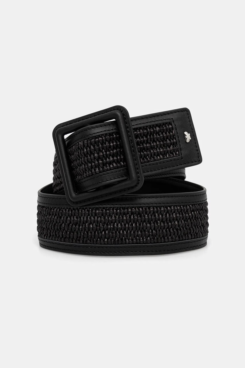 Weekend Max Mara curea femei, culoarea negru, 2515501015600