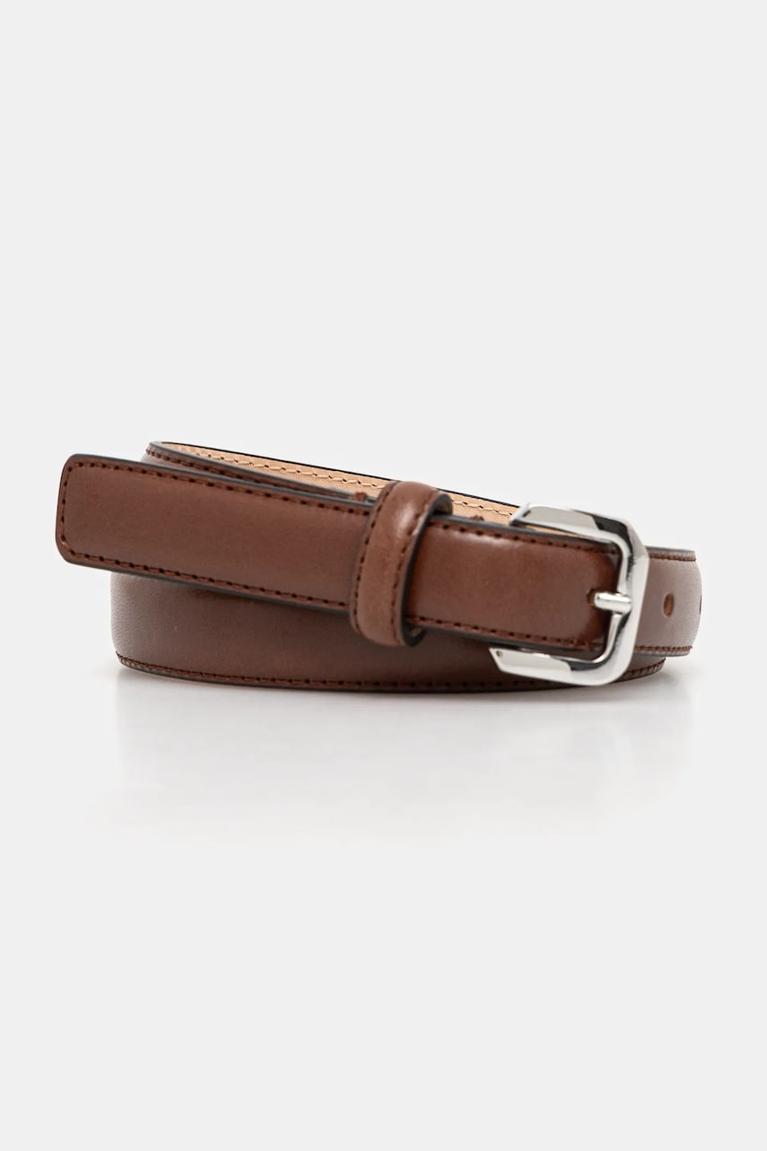 Filippa K curea de piele femei, culoarea maro, 30059 Filippa K curea de piele femei, culoarea maro, 30059