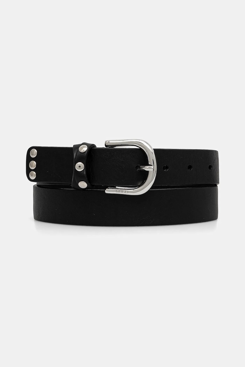 HUGO curea femei, culoarea negru, 50542507