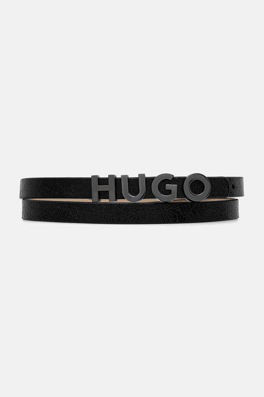 HUGO curea femei, culoarea negru, 50542516