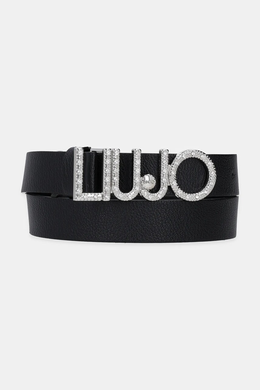 Levně Pásek Liu Jo dámský, černá barva, AA5230 E0054