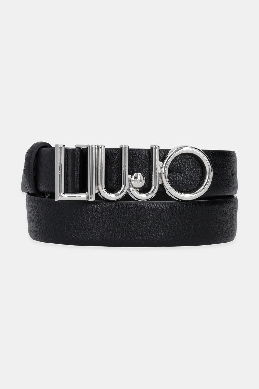 Levně Pásek Liu Jo dámský, černá barva, AA5234 E0054