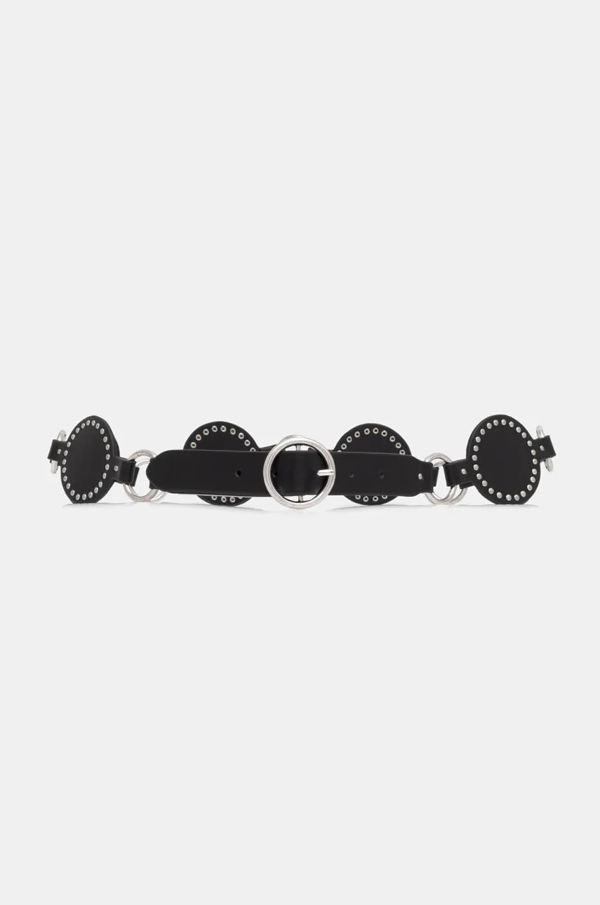 Desigual curea de piele NOVA femei, culoarea negru, 25SARL35 Desigual curea de piele NOVA femei, culoarea negru, 25SARL35