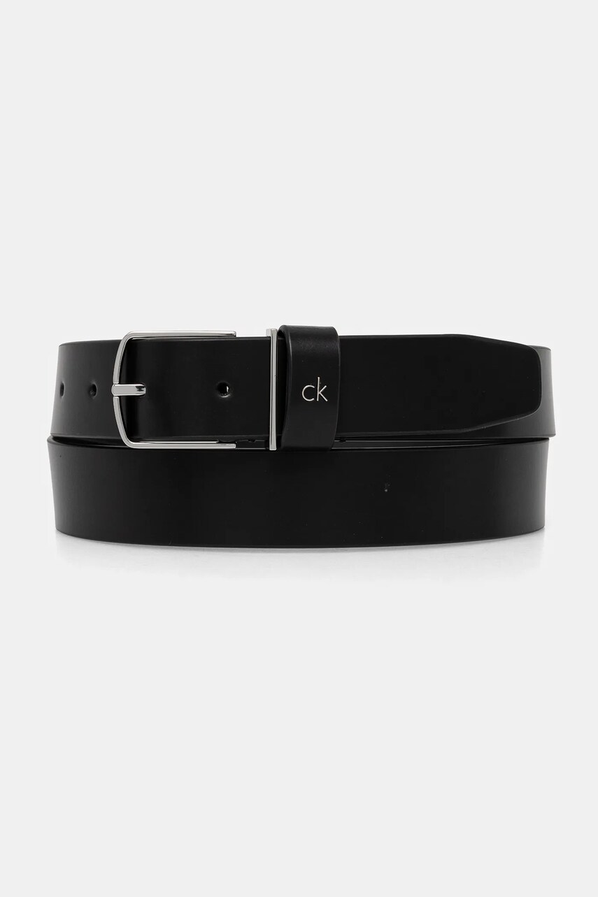 Levně Pásek Calvin Klein dámský, černá barva, K60K613154