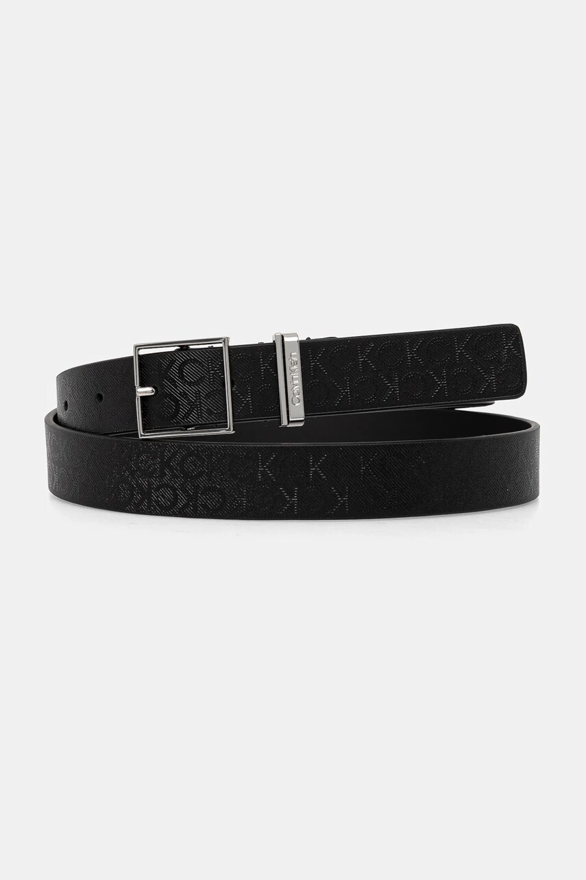 Levně Pásek Calvin Klein dámský, černá barva, K60K613244