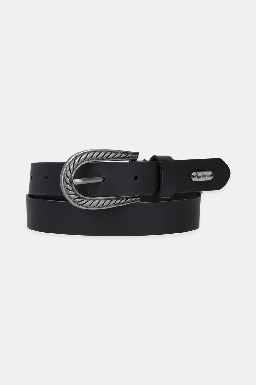 Pepe Jeans curea CAMILA BELT femei, culoarea negru, PL020863