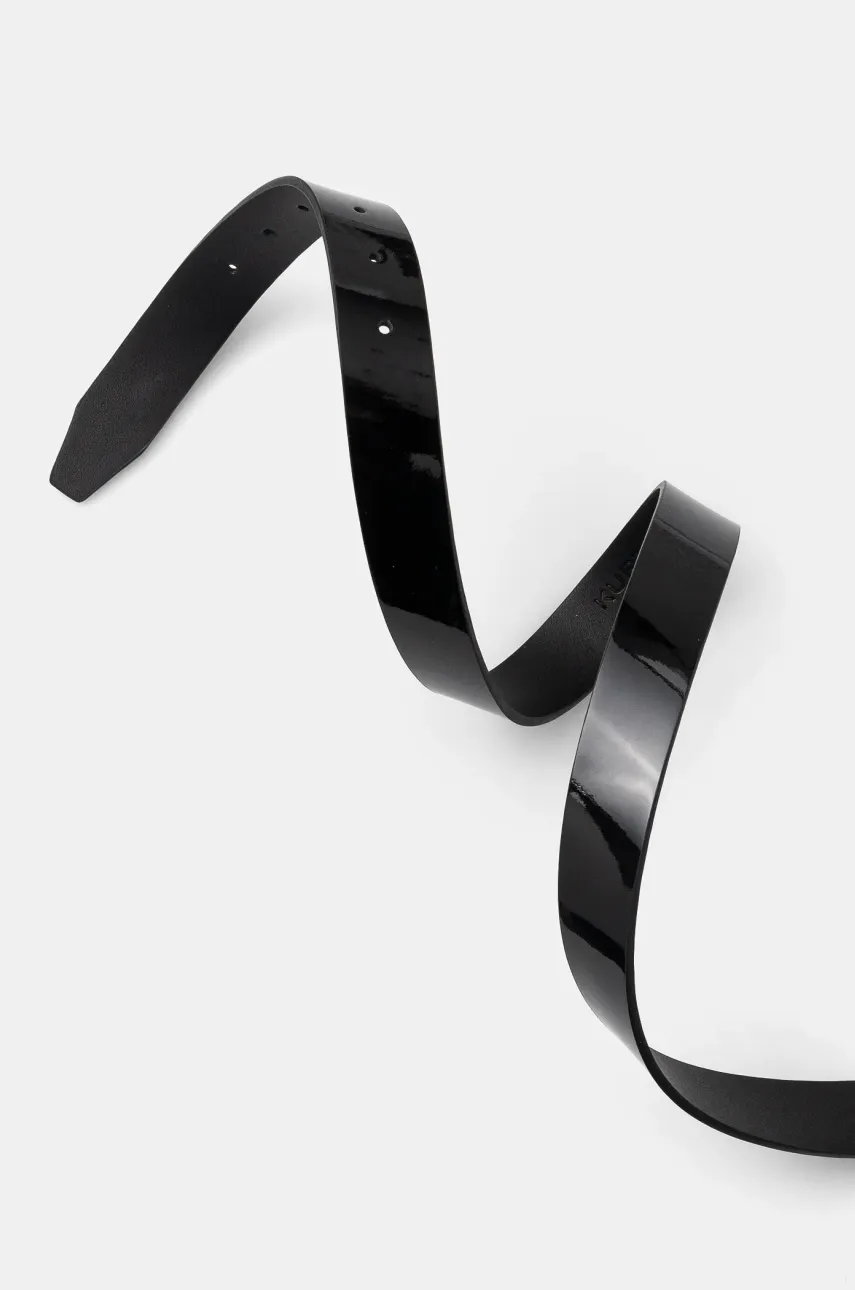 Кожаный ремень Kurt Geiger London 30 MAYFAIR BELT женский цвет чёрный 758409309 Кожаный ремень Kurt Geiger London 30 MAYFAIR BELT женский цвет чёрный 758409309