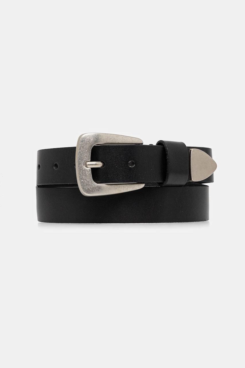 AllSaints curea de piele culoarea negru, 29AS300838