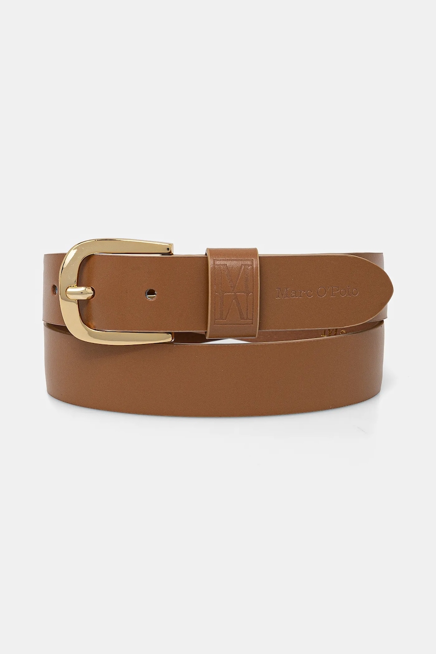 Marc O'Polo curea de piele femei, culoarea maro, 50317739507203 Marc O'Polo curea de piele femei, culoarea maro, 50317739507203