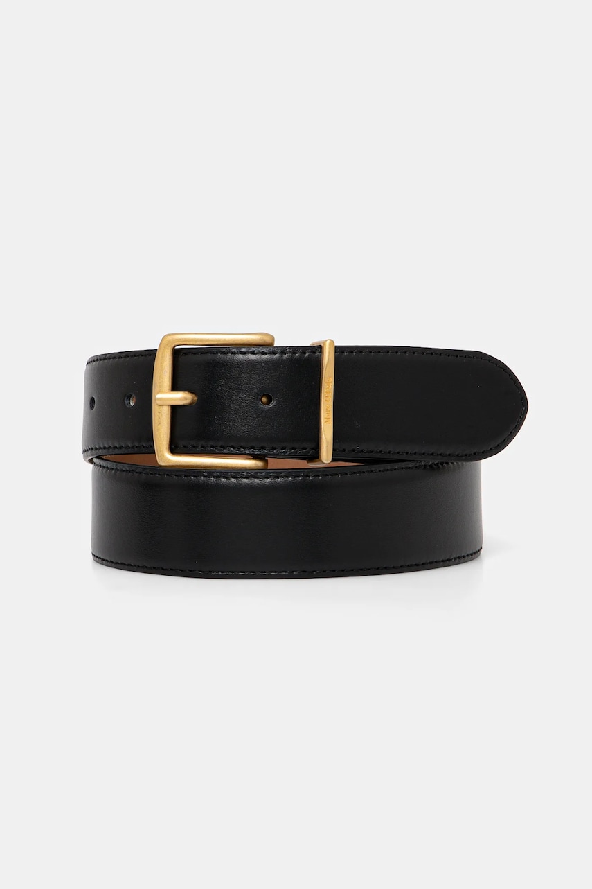 Marc O'Polo curea de piele femei, culoarea negru, 50317739509145 Marc O'Polo curea de piele femei, culoarea negru, 50317739509145